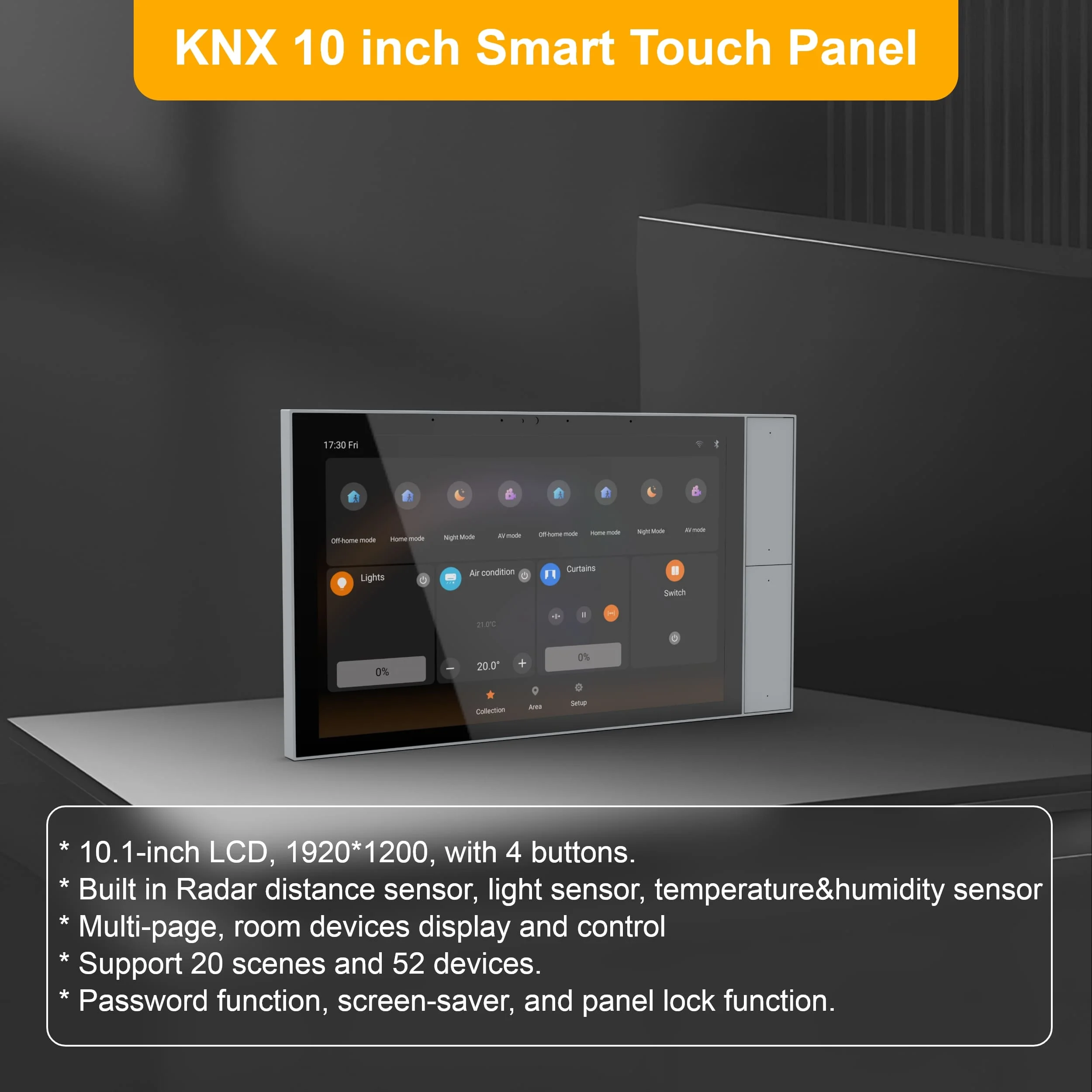 Smart Home Control Panel - 2026 Smart Touch Panel for Bus