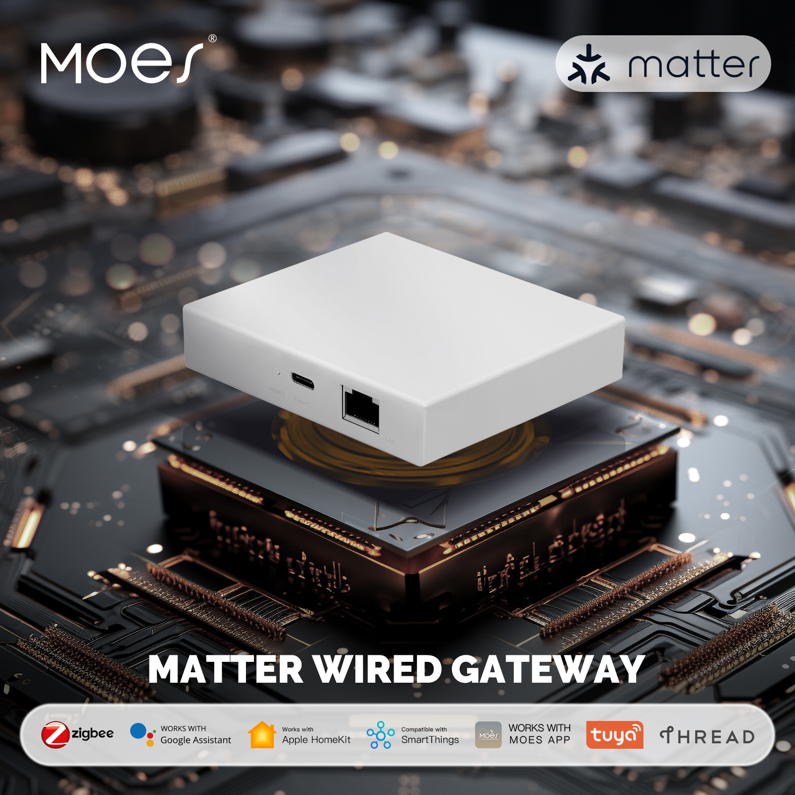 Smart Home Ir - MOES Tuya Zigbee Matter Thread Gateway