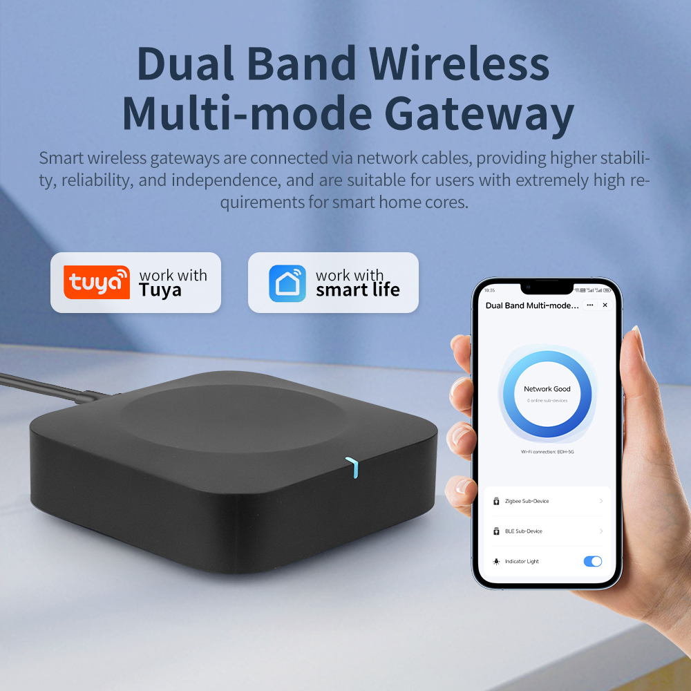 Smart Home Zentrale - Tuya Dual-Band Gateway 2.4G/5G WiFi Wireless