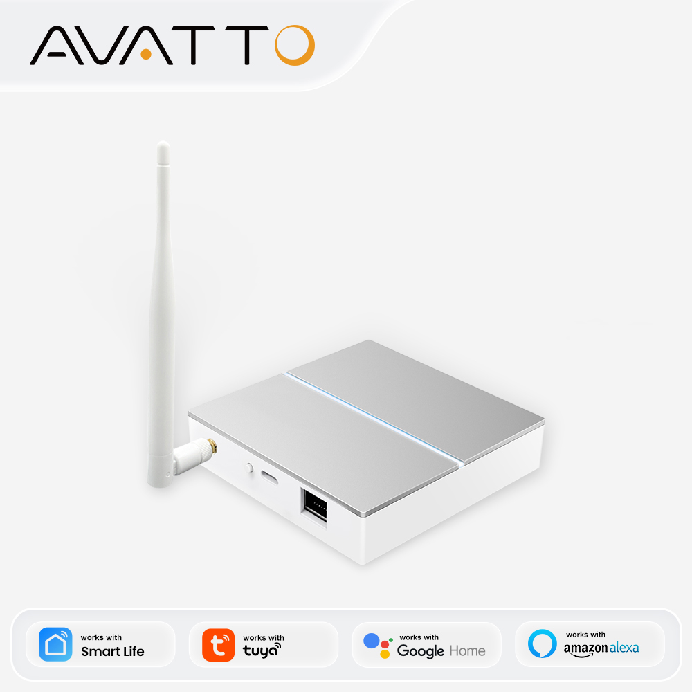 Smart Home Ir - AVATTO Tuya ZigBee Gateway with Antenna