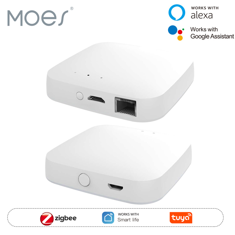 Smart Home Ir - MOES Tuya ZigBee3.0 Smart Hub, Wireless/Wired