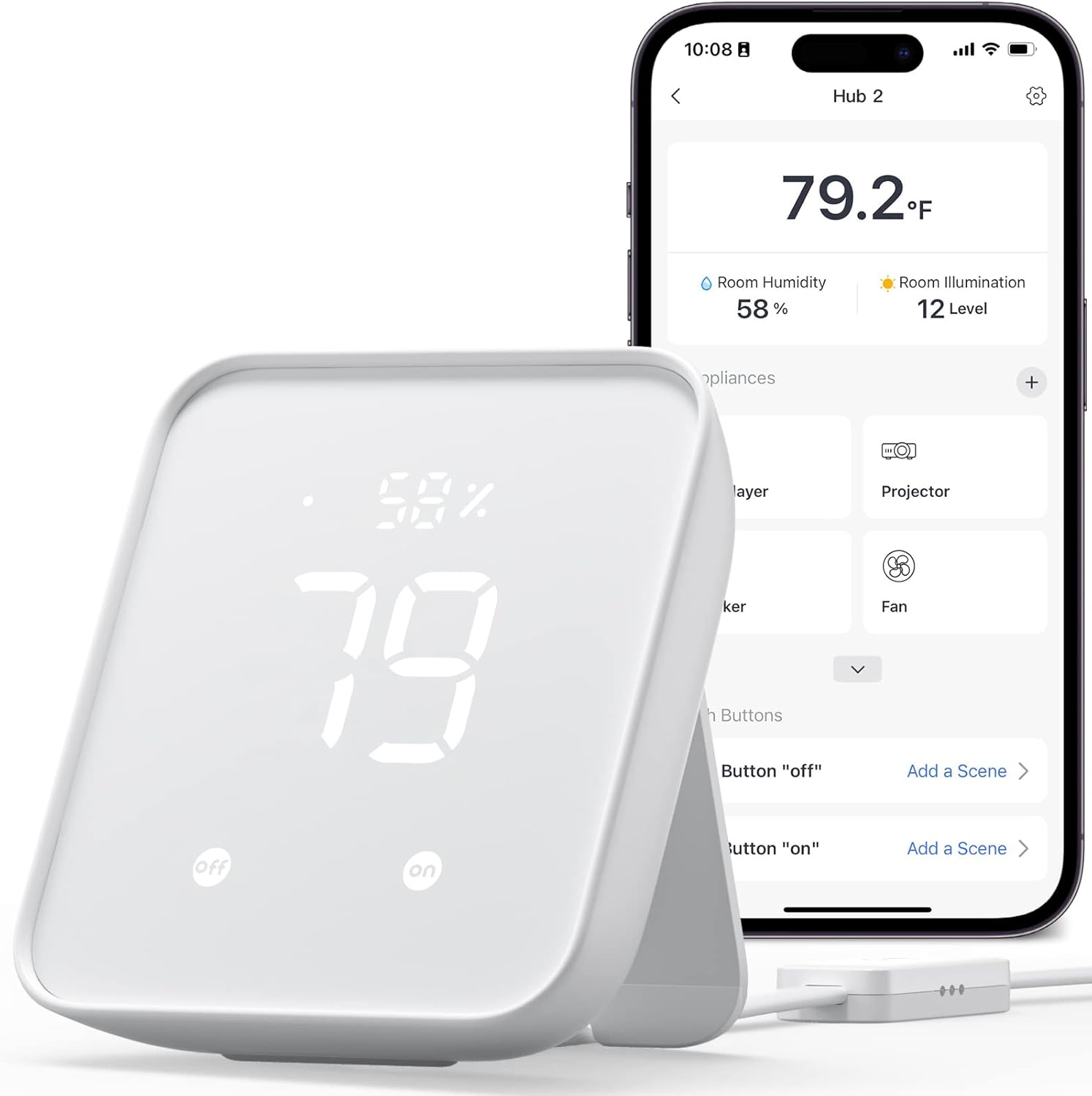Smart Home Ir - WiFi Thermometer Hygrometer, IR Remote Control