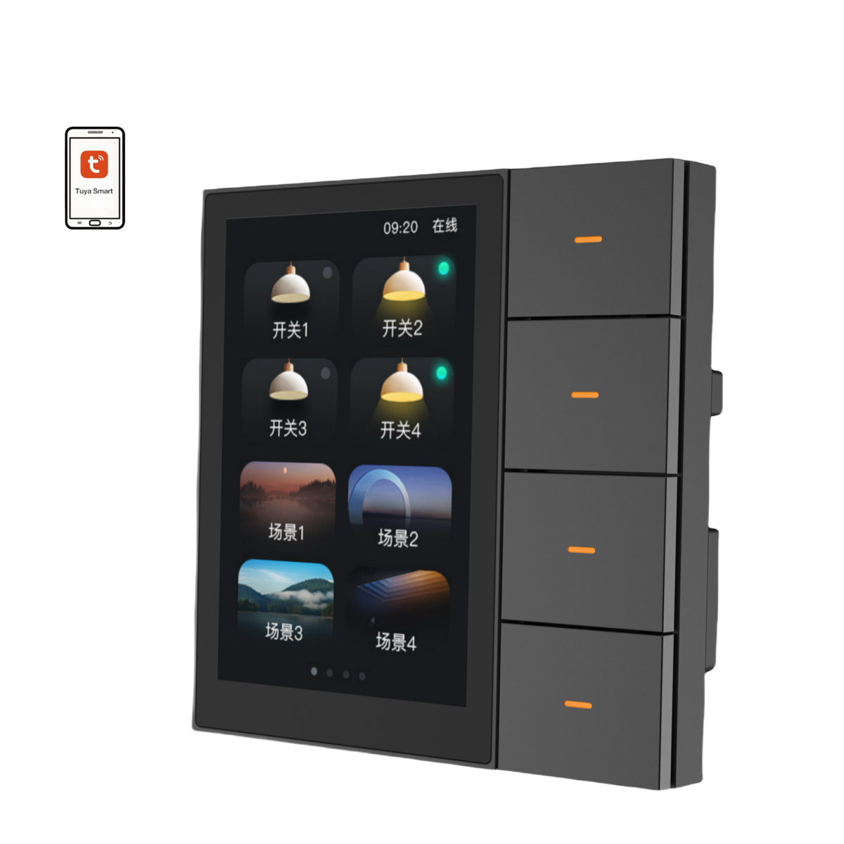 4 Gang Zigbee Smart Life Smart – Smart Home Control Panel recenzja i cena