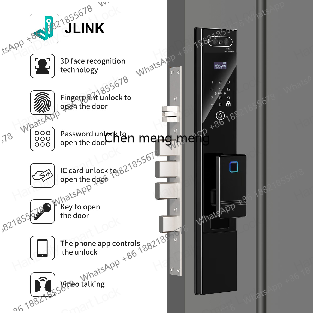 Handaily Fingerprint Video Int – Smart Home Video Doorbell Installation recenzja i cena