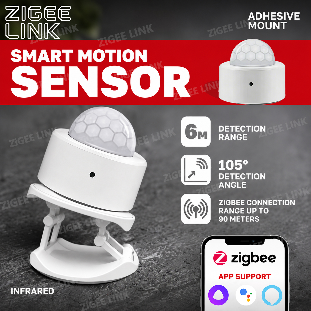 Zigbee PIR Motion Sensor Human – Smart Home Ir recenzja i cena