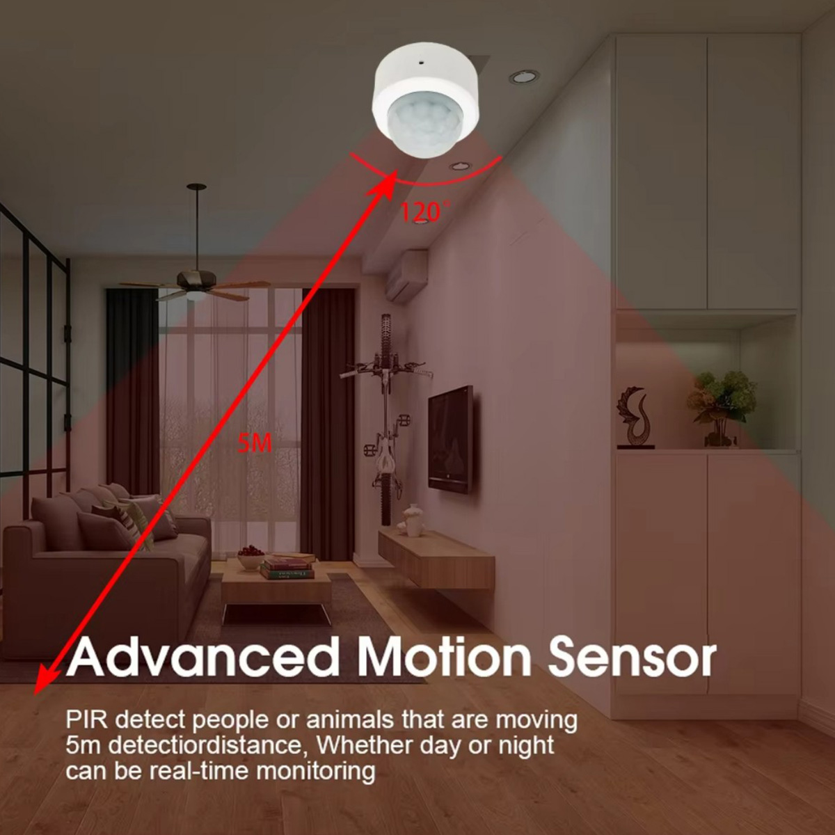 Zigbee PIR Motion Sensor Human – Smart Home Ir recenzja i cena