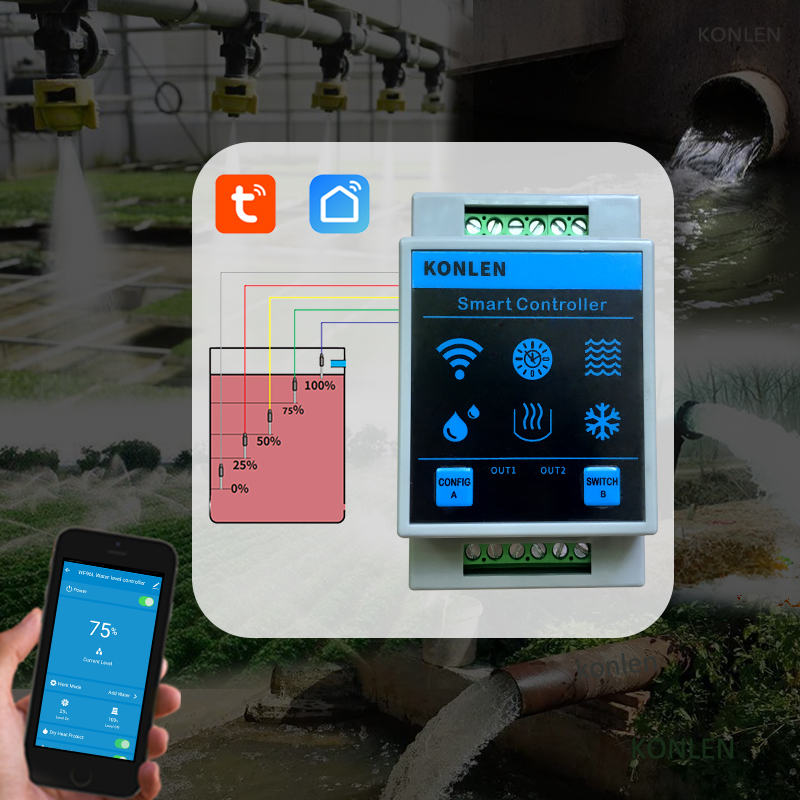 KONLEN Tuya Water Level Sensor – Smart Home Energy Monitor recenzja i cena