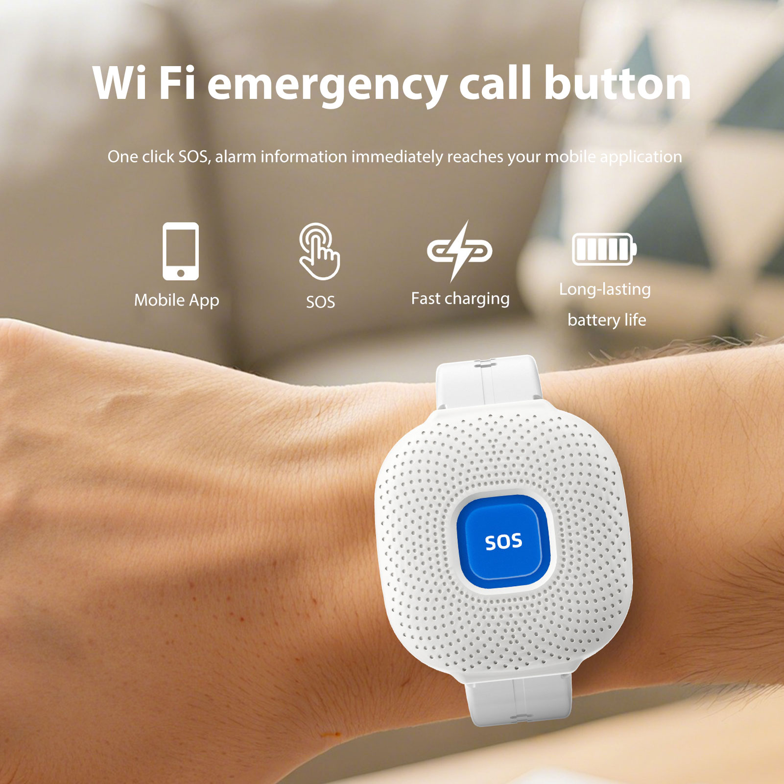 Wireless Pager Call Button WiF – Smart Elderly Home recenzja i cena