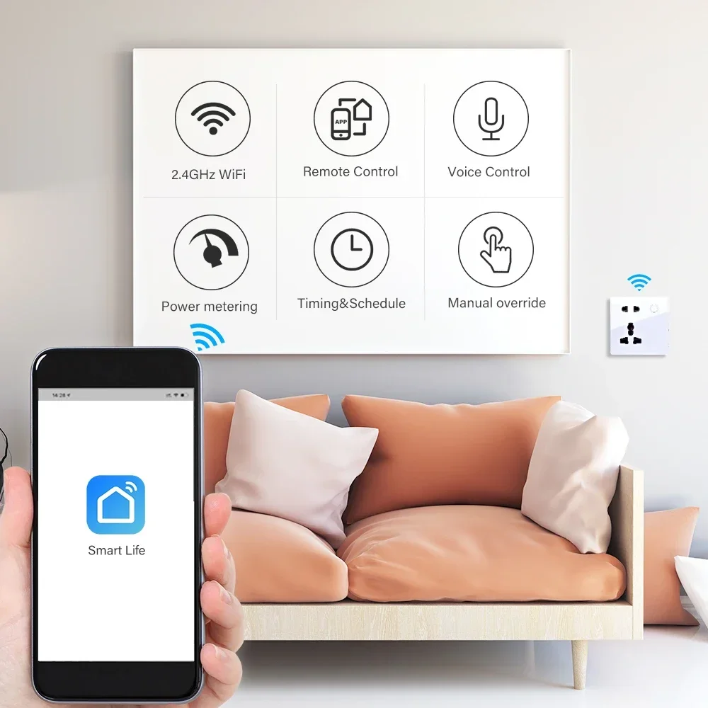 Customized Smart WiFi Wall Soc – Smart Home Control Panel recenzja i cena