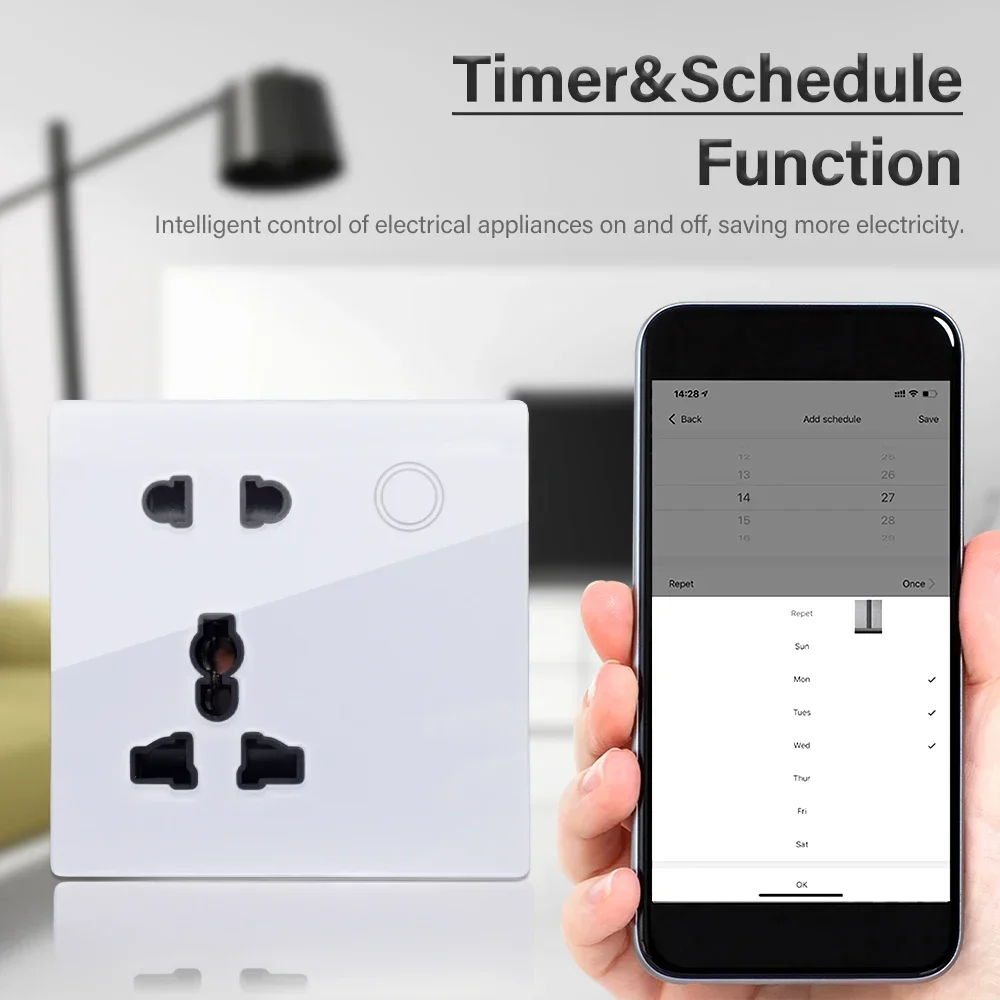 Customized Smart WiFi Wall Soc – Smart Home Control Panel recenzja i cena
