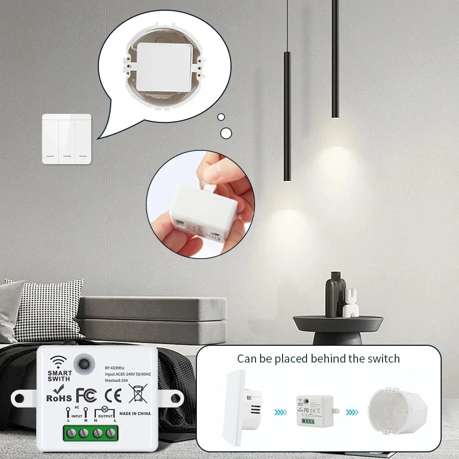 RF 433MHz Wireless Remote Cont – Smart Home Matter recenzja i cena