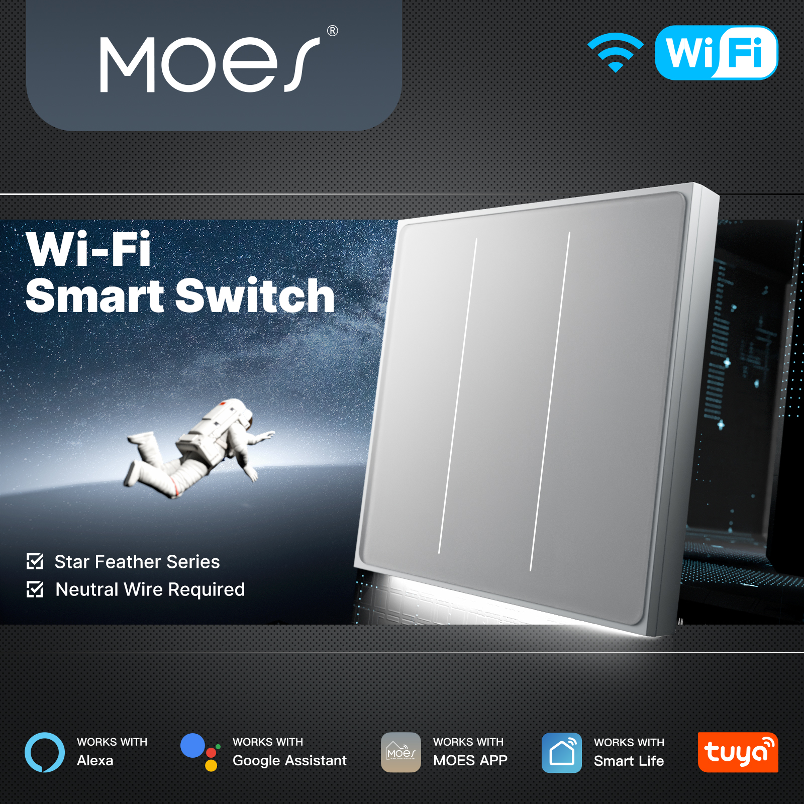 MOES Tuya WiFi Smart Star Feat – Smart Home Matter recenzja i cena