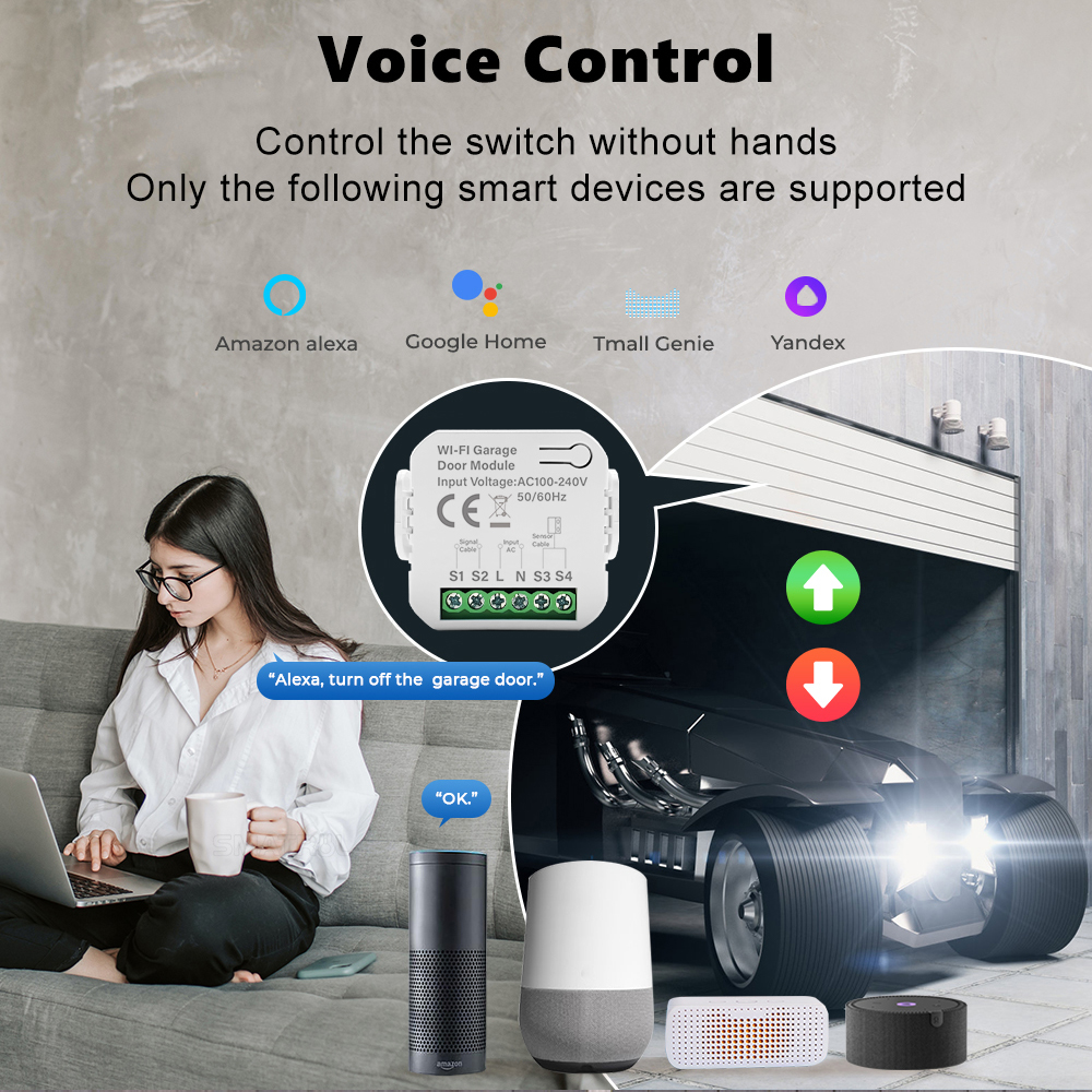 Smart Tuya WiFi Garage Door Sw – Smart Home Villa recenzja i cena