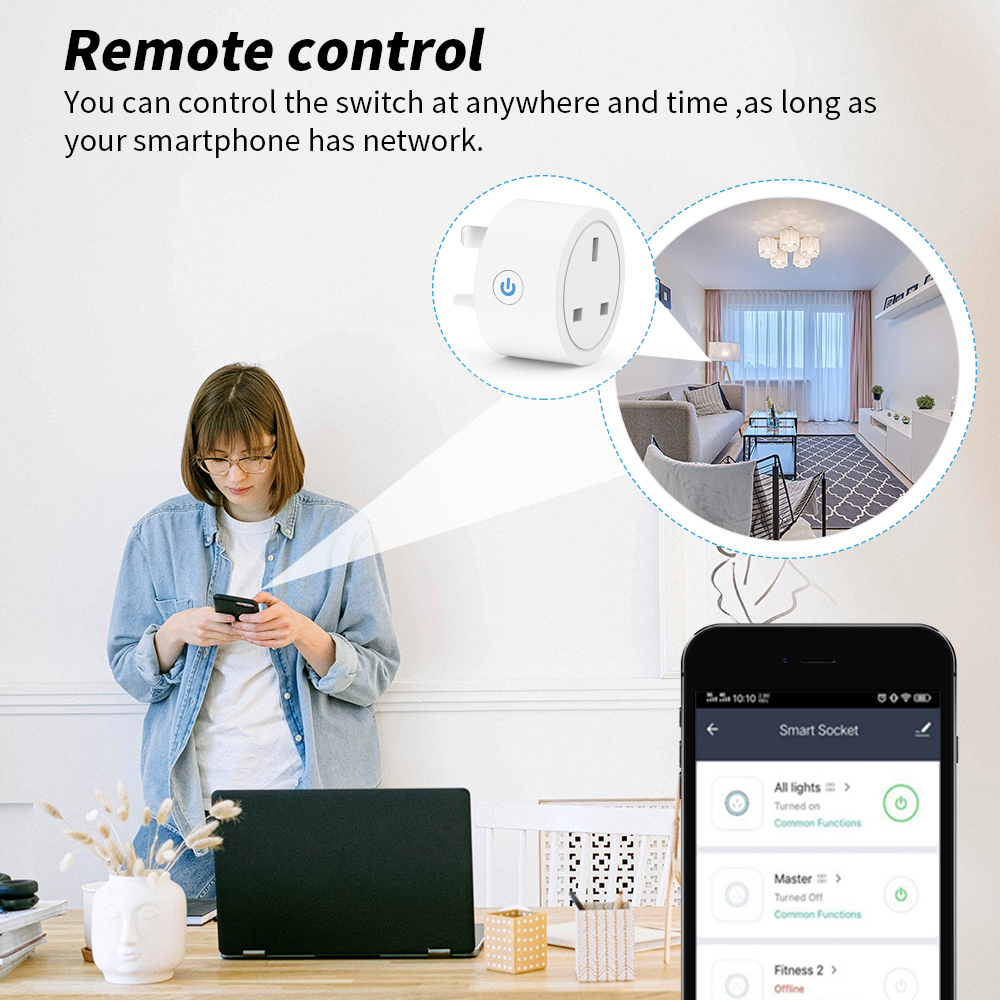 20A Tuya WiFi Smart UK Plug So – Smart Home Energy Monitor recenzja i cena