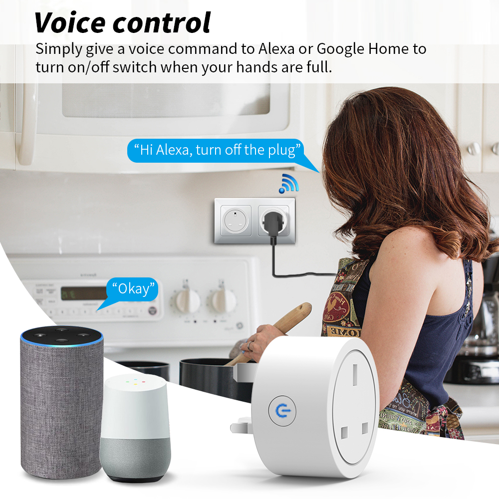 20A Tuya WiFi Smart UK Plug So – Smart Home Energy Monitor recenzja i cena