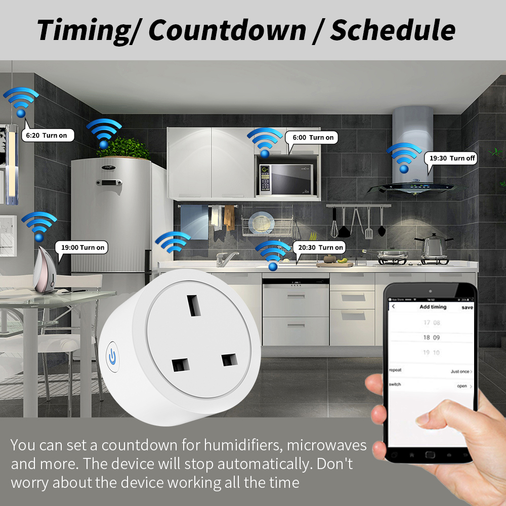 20A Tuya WiFi Smart UK Plug So – Smart Home Energy Monitor recenzja i cena