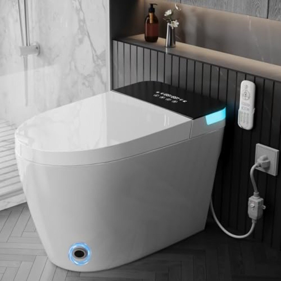 Bathroom smart toilet with hea – Smart Home Control recenzja i cena