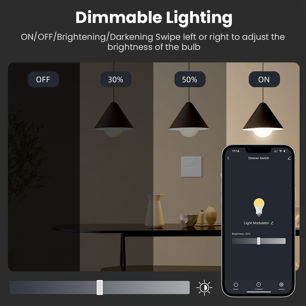 AVATTO WiFi 1/2 Gang Smart Dim – Smart Home Control Panel recenzja i cena