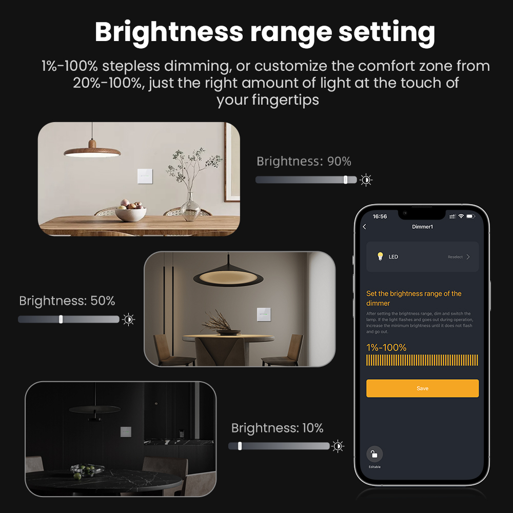 AVATTO WiFi 1/2 Gang Smart Dim – Smart Home Control Panel recenzja i cena