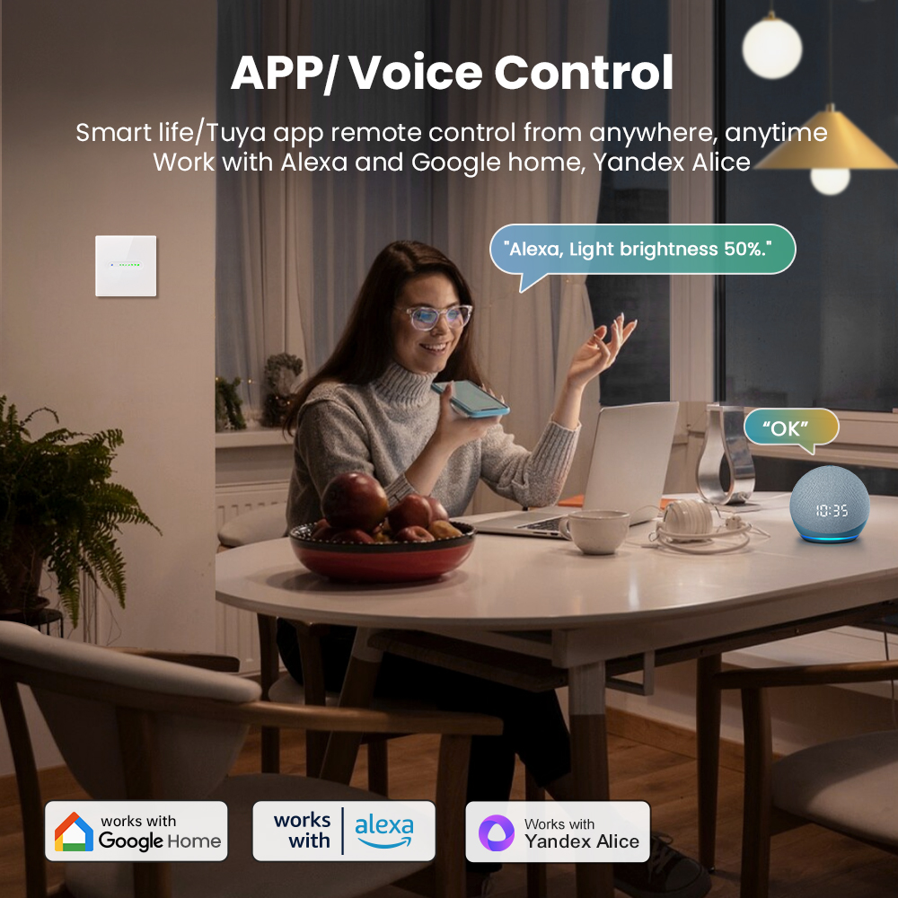 AVATTO WiFi 1/2 Gang Smart Dim – Smart Home Control Panel recenzja i cena