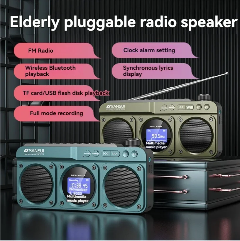 SANSUI F28 Dual Speaker Wirele – Smart Elderly Home recenzja i cena