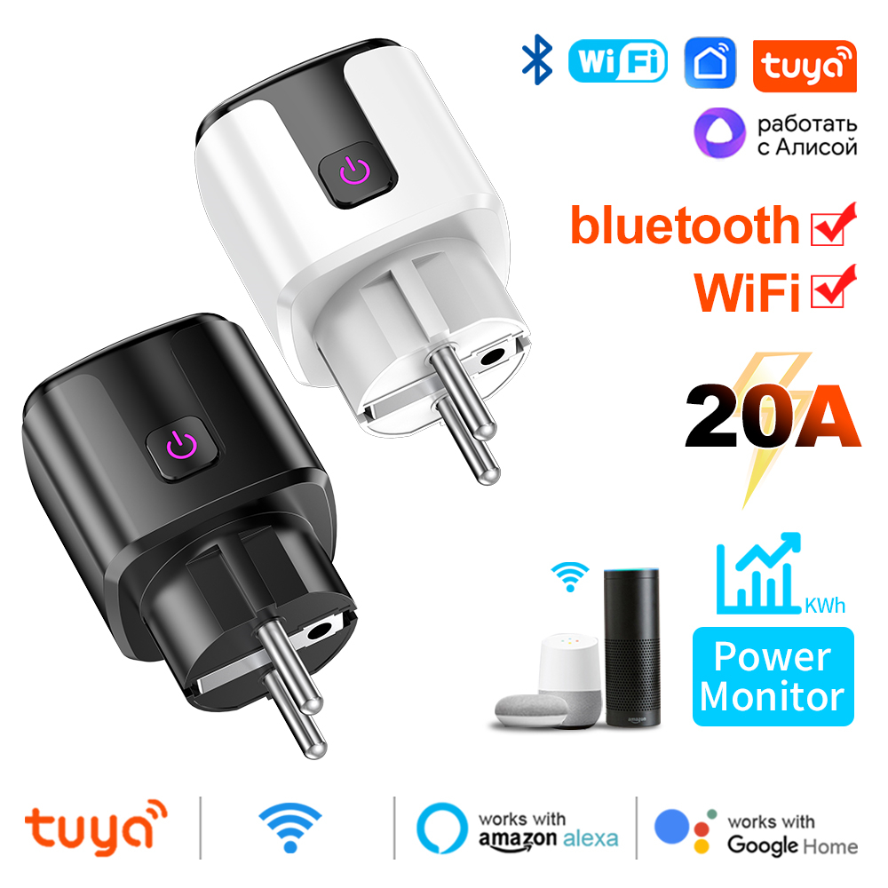 Tuya Smart 20A EU Plug WiFi+Bl – Smart Home Energy Monitor recenzja i cena