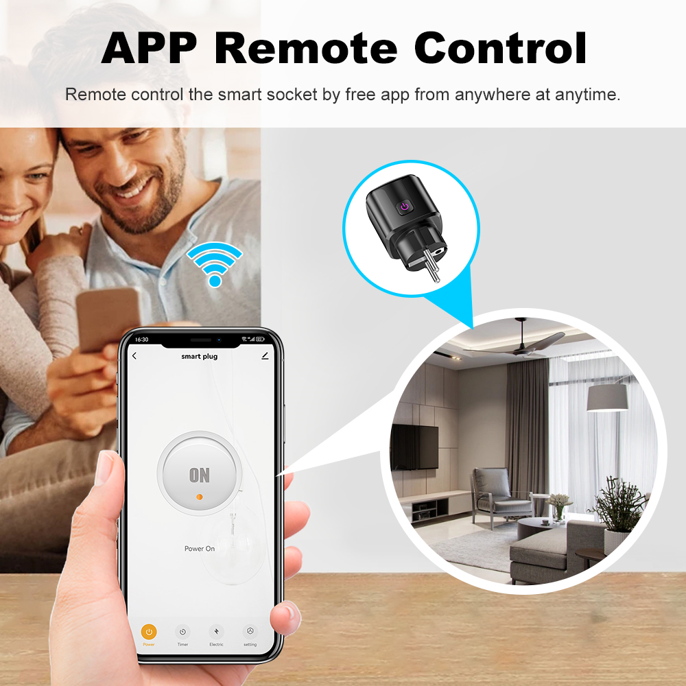 Tuya Smart 20A EU Plug WiFi+Bl – Smart Home Energy Monitor recenzja i cena