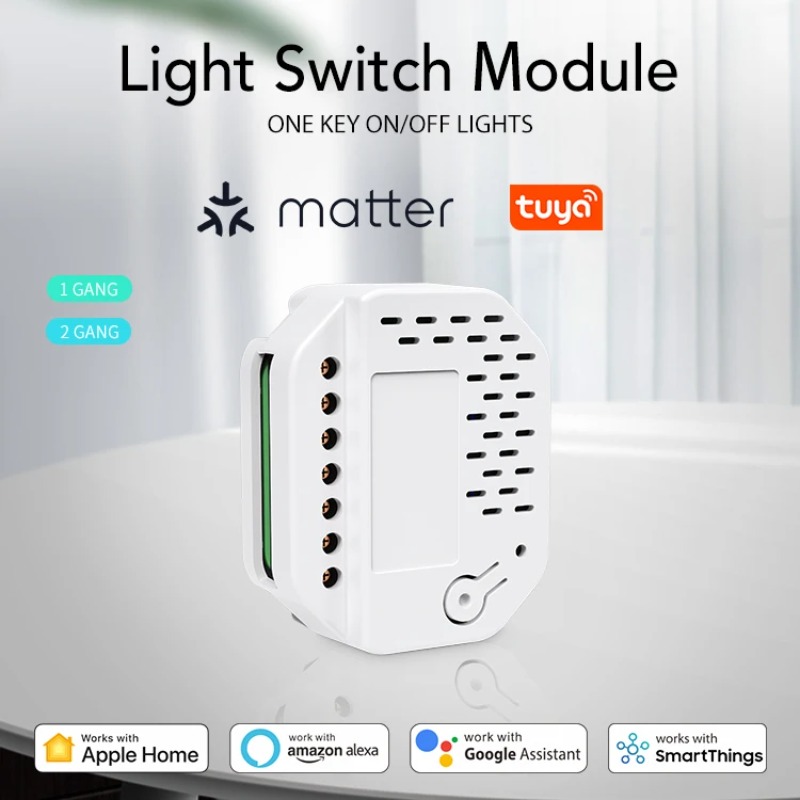 Matter Light Switch Module 2Ga – Smart Home Matter recenzja i cena