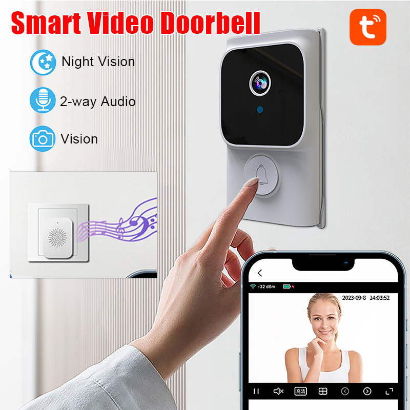 Tuya Wireless Smart Video Door – Smart Home Video Doorbell App recenzja i cena