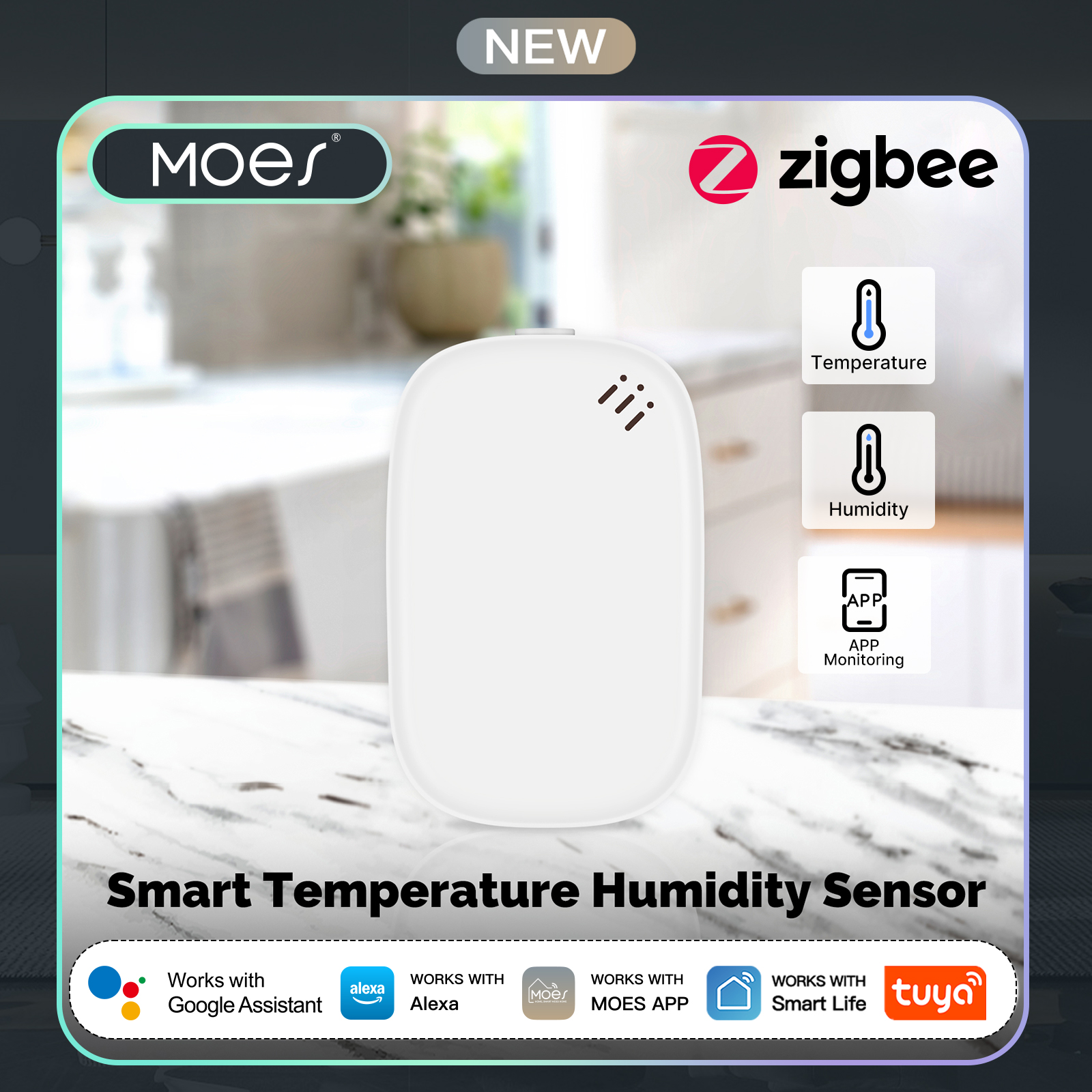 MOES Tuya Zigbee Smart Tempera – Smart Home Energy Monitor recenzja i cena
