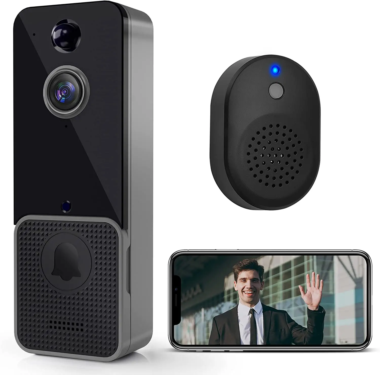 NEW 1080P WIFI Video Doorbell  – Smart Home Video Doorbell App recenzja i cena