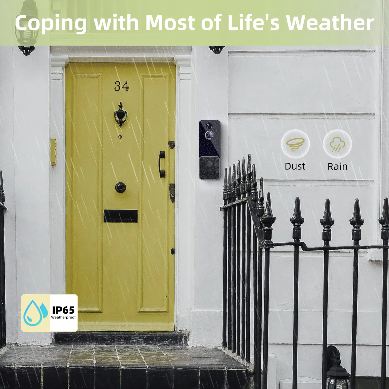 NEW 1080P WIFI Video Doorbell  – Smart Home Video Doorbell App recenzja i cena