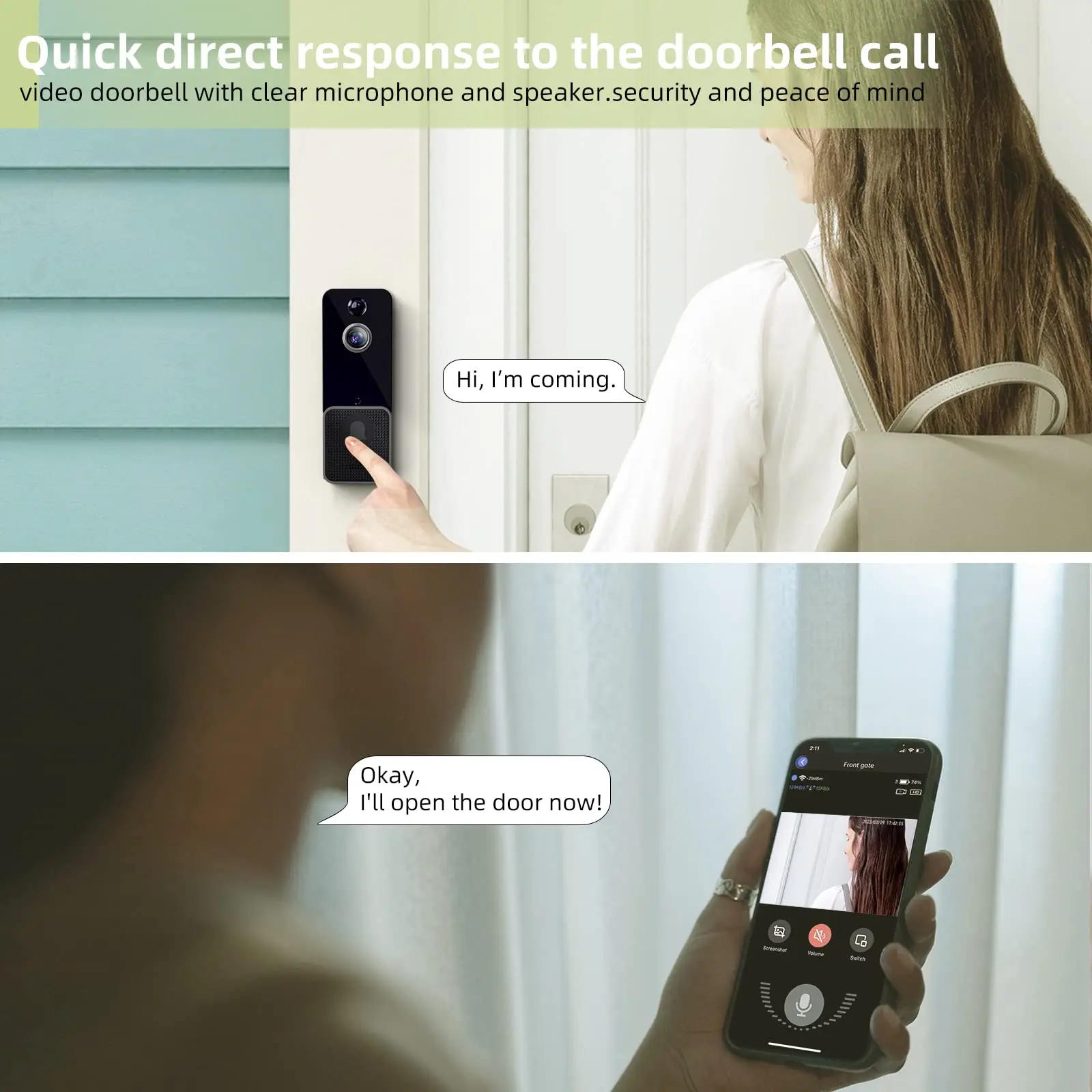 NEW 1080P WIFI Video Doorbell  – Smart Home Video Doorbell App recenzja i cena