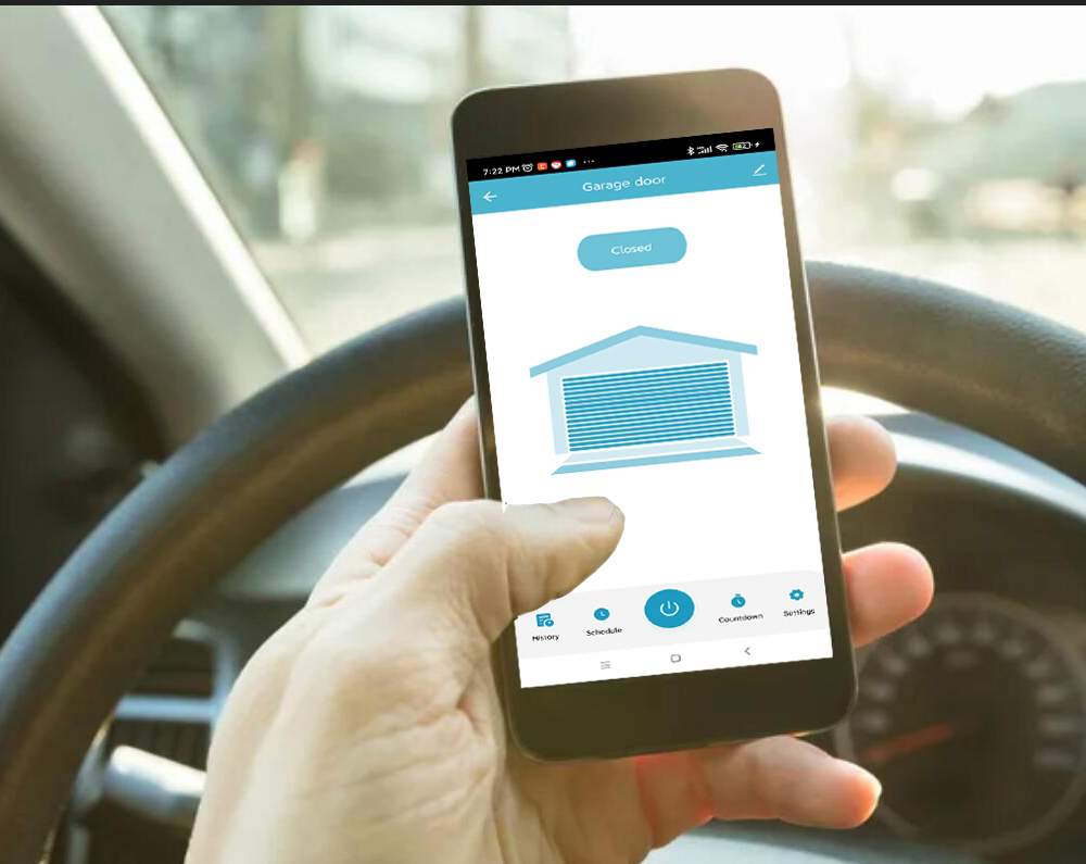 Smart Garage Door Opener Contr – Smart Home Control Panel recenzja i cena