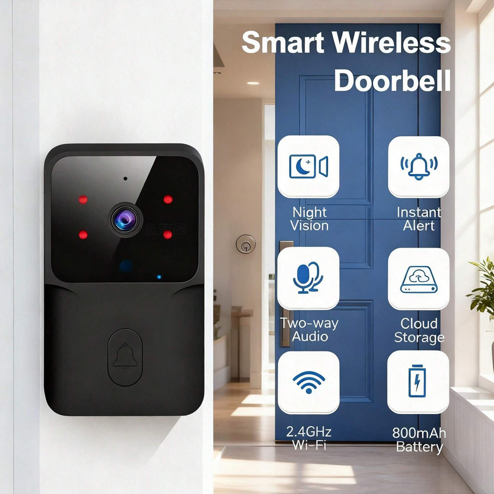 Smart WiFi Wireless doorbell I – Smart Home Video Doorbell Installation recenzja i cena