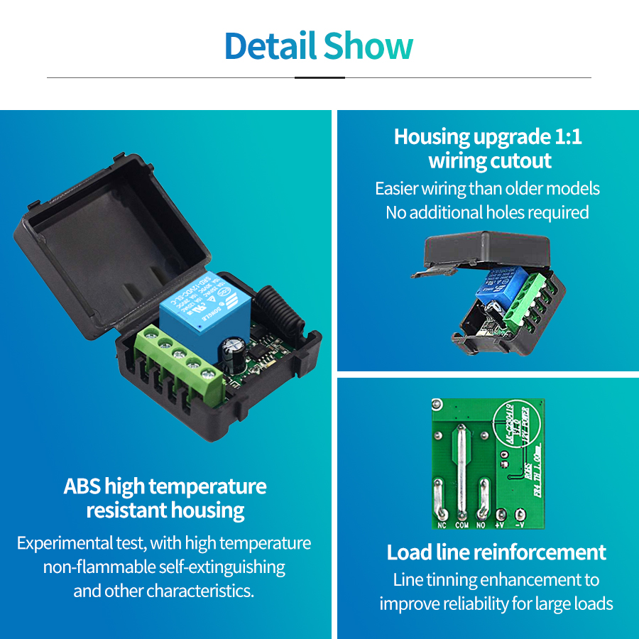 433MHz DIY Wireless Switch DC1 – Smart Home Villa recenzja i cena
