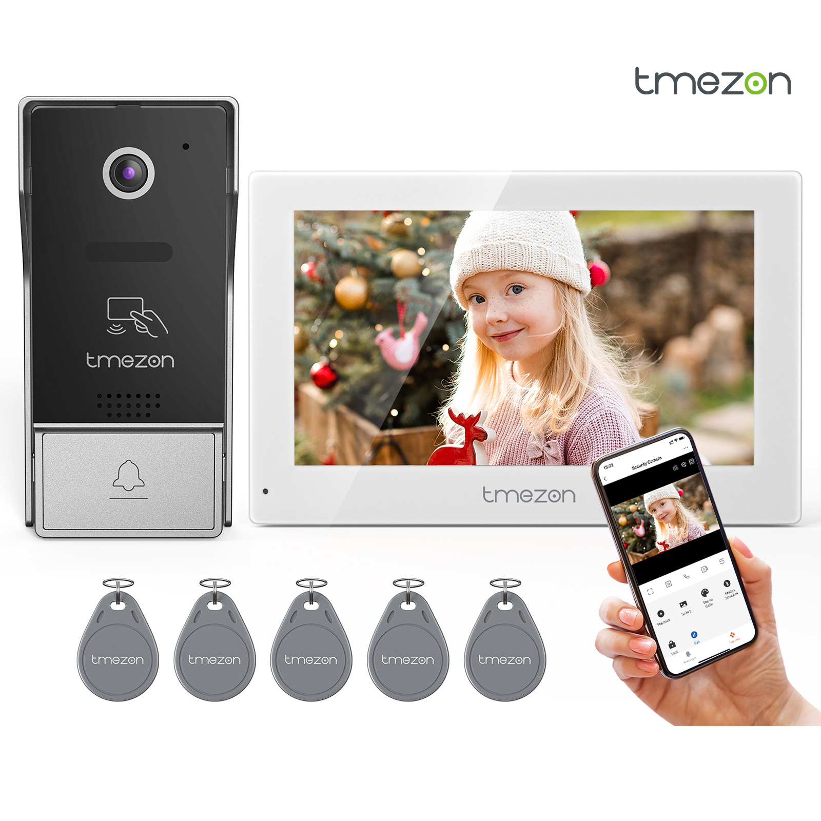 7 Inch Tuya APP 1080P wireless – Smart Home Video Doorbell App recenzja i cena