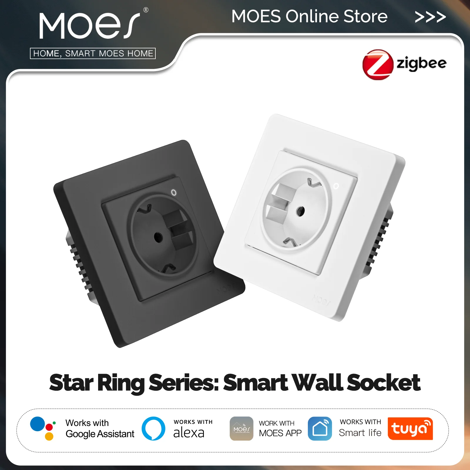 MOES Tuya ZigBee Smart Socket  – Smart Home Energy Monitor recenzja i cena