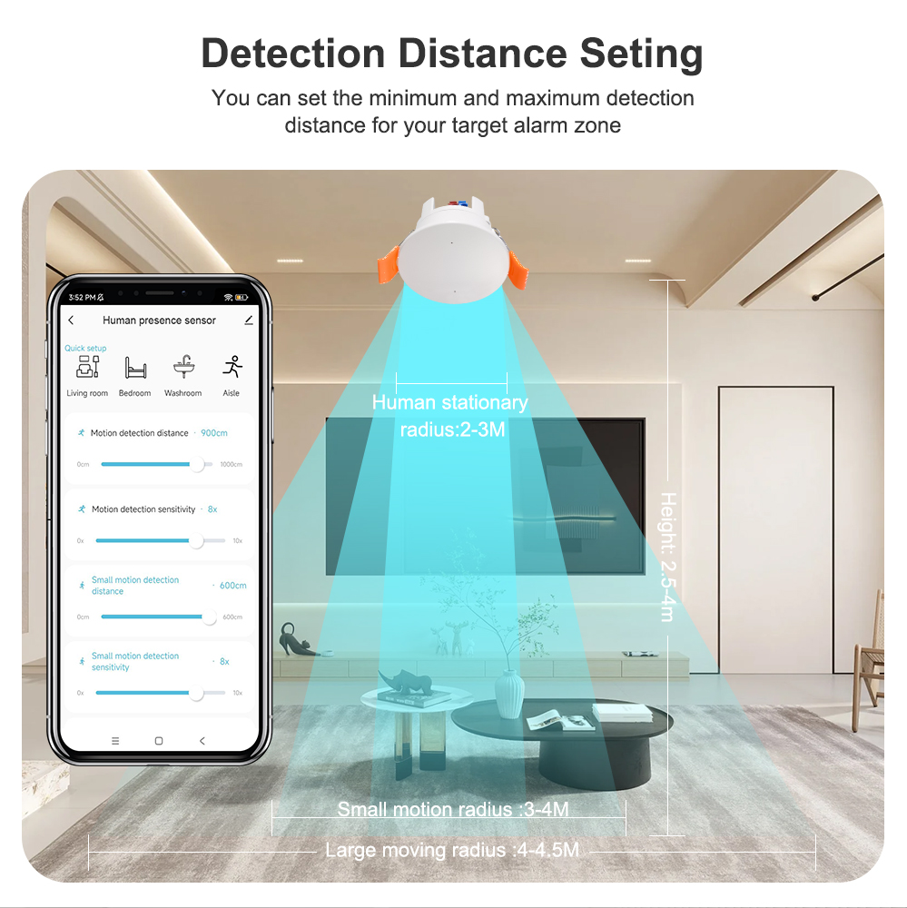 ZigBee MmWave Radar Human Pres – Smart Home Villa recenzja i cena