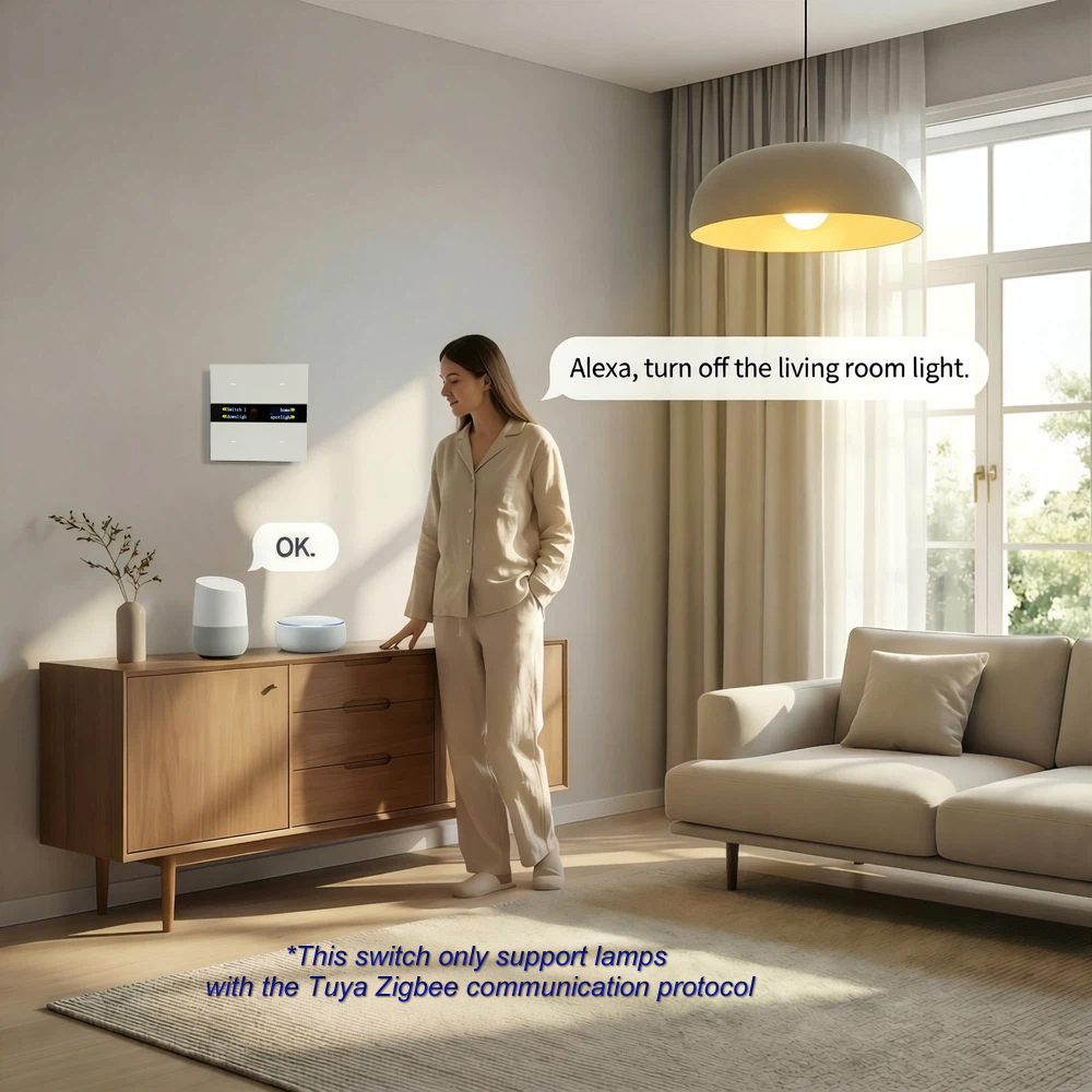 M8 pro Zigbee smart switch pan – Smart Home Control Panel recenzja i cena