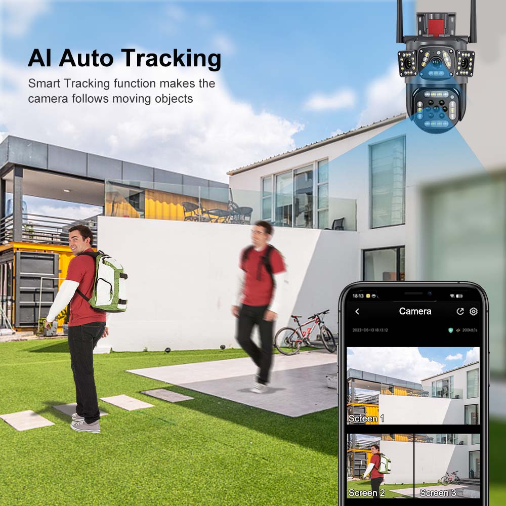 6K 12MP WiFi Camera Outdoor CC – Smart Home Ir recenzja i cena
