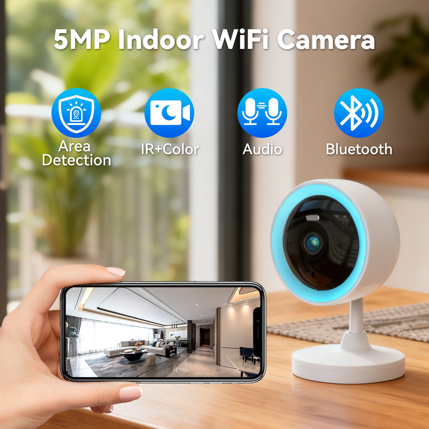 PEGATISAN Tuya Smart 2MP HD In – Smart Elderly Home recenzja i cena