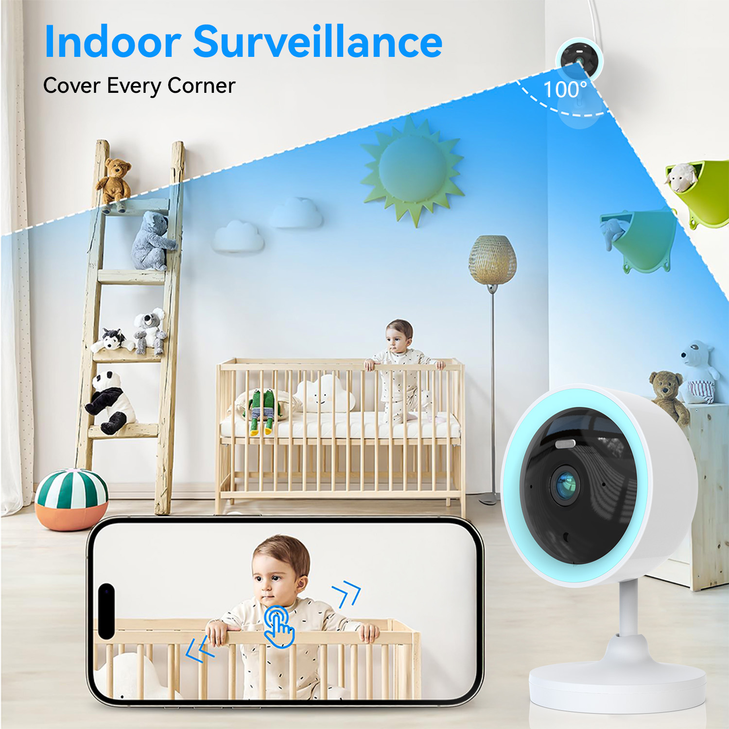 PEGATISAN Tuya Smart 2MP HD In – Smart Elderly Home recenzja i cena