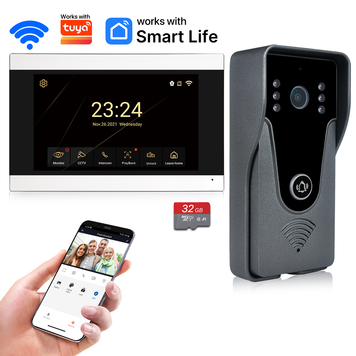 Wireless WiFi Video Intercom S – Smart Home Video Doorbell App recenzja i cena