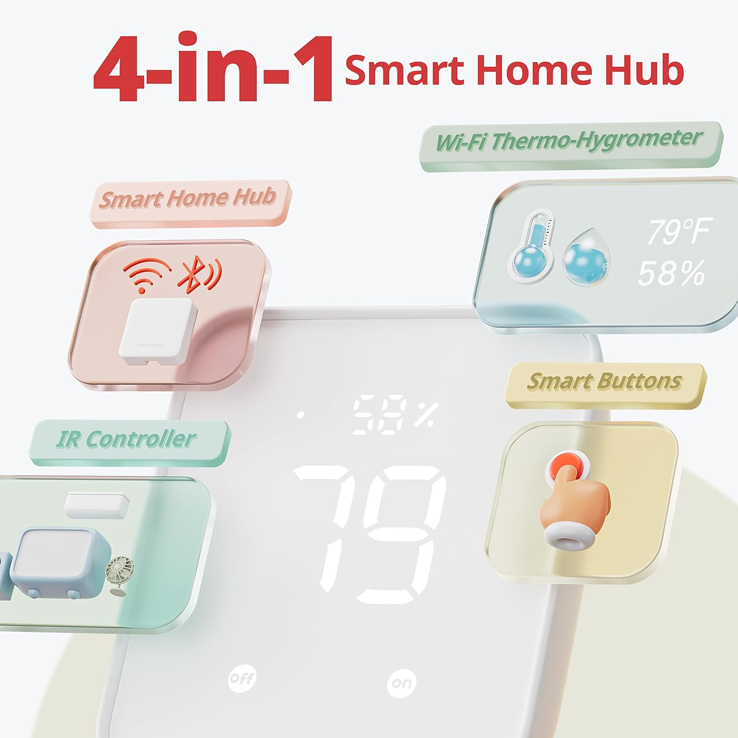 WiFi Thermometer Hygrometer, I – Smart Home Ir recenzja i cena